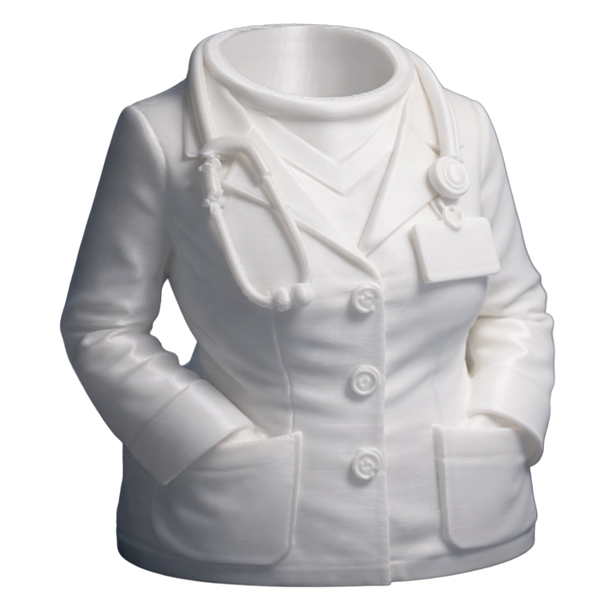 Female Doctor’s Desk – Doctor Coat Pen Holder